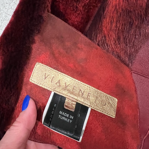 Viaveneto  Lamb  Sherling  reversible, stylish coat🔥 - Picture 6 of 16